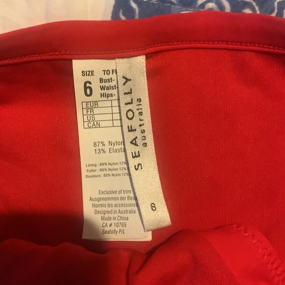 SEAFOLLY BRAZILIAN TIE-SIDE BIKINI BOTTOM new without tag